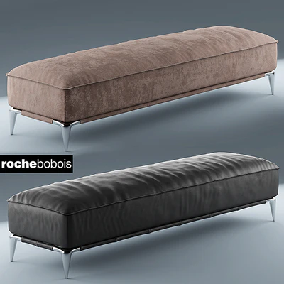 Poof rochebobois POUF RECTANGULAIRE ELLICA — Ver 1