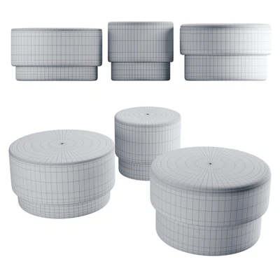 Pouffe set Normann Copenhagen — Ver 2