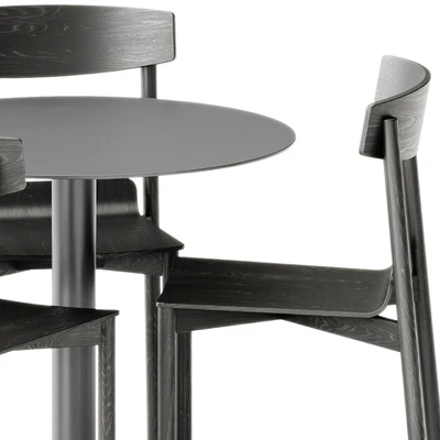 Wox 2 Wood Chair by Artu and Mesa Mona Table by Diabla — Ver 5
