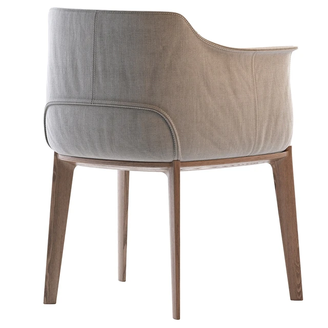 Poltrona Frau Archibald Fabric easy chair — Descargar