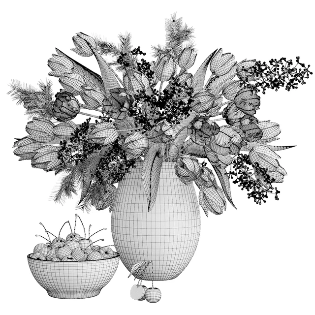 Bouquet of flowers in a vase 25 — Descargar