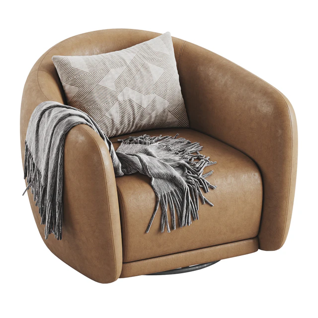 Addie Swivel Armchair Westelm — Descargar