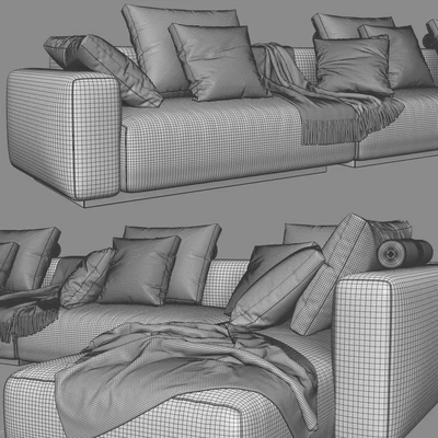 Flexform Lario Chaise Longue Sofa — Вид 2