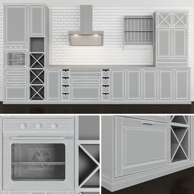 Bodbyn Kitchen (134 modules). — Ver 2