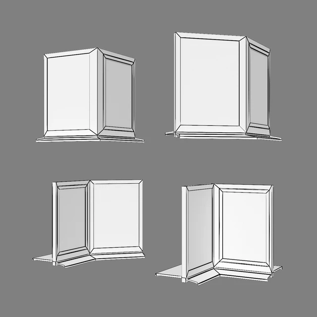 Schuco AWS 65 aluminum windows - set 3 — Descargar