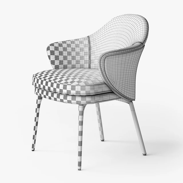 Minotti Angie dining armchair — Descargar