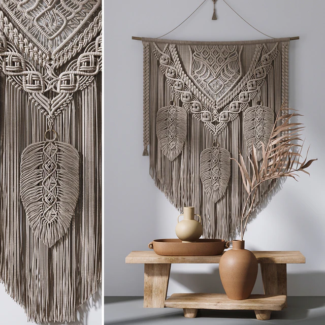 Decorative set with panels Macrame # 3 — Descargar