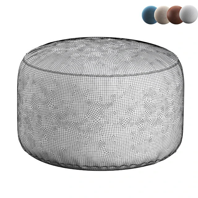 POLLON Round Pouf — Descargar