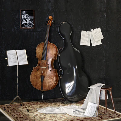 Music Set With Cello — Ver 1