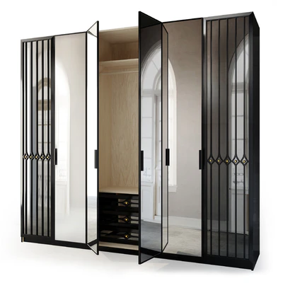 Шкаф распашной для одежды Dupont. Wardrobe by Evmoda — Скачать