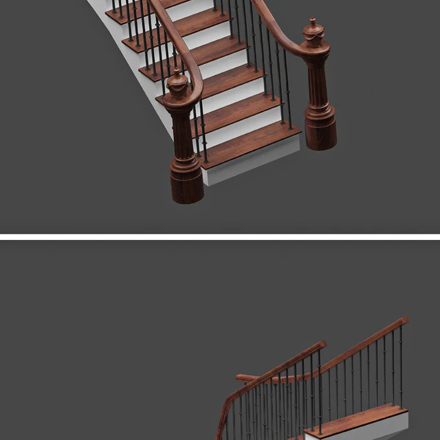Set of stairs with 4 style — Descargar