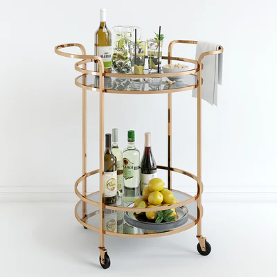 bar cart pottery barn — Ver 1