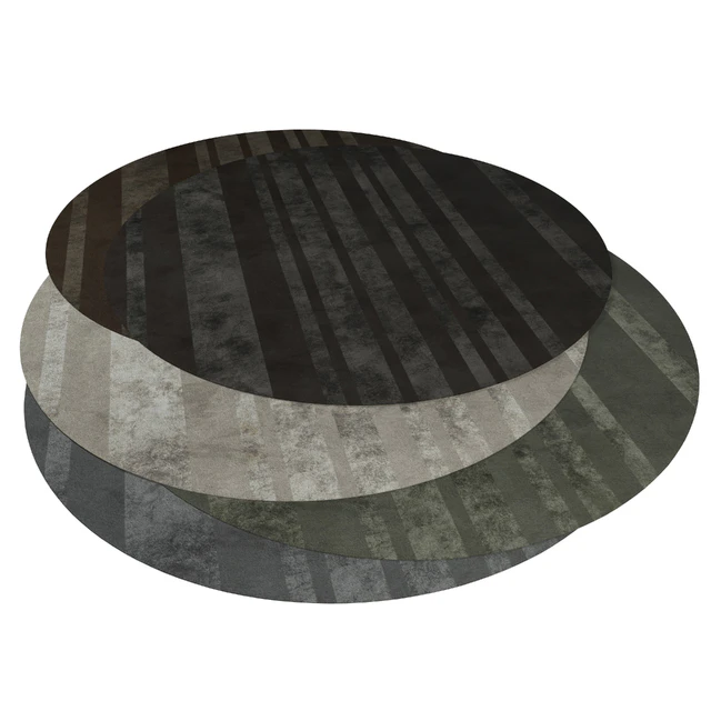 MINOTTI DIBBETS BARCODE round rug — Descargar