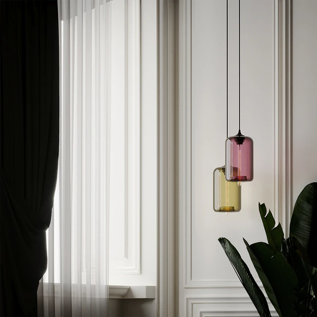 Pod Pendant Lamp Designed by Jeremy Pyles for Niche 5 Colors — Descargar