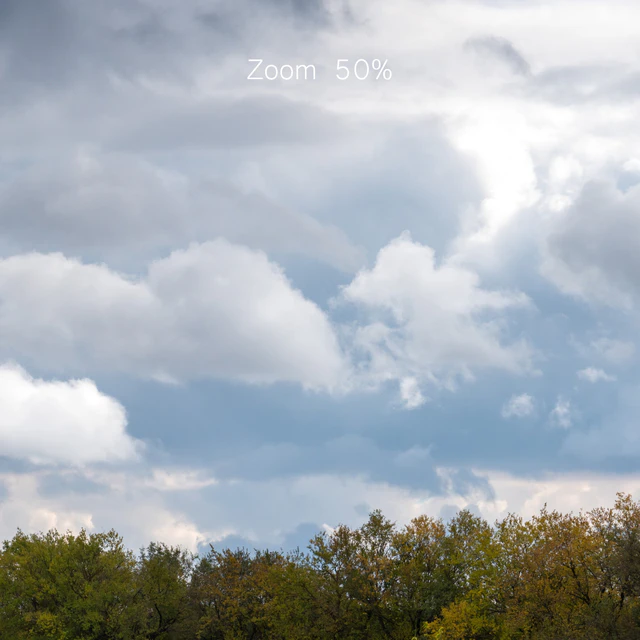 Cloudy panorama with autumn trees. 2 pcs — Descargar