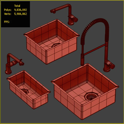 Collection of kitchen sinks 02 — Descargar
