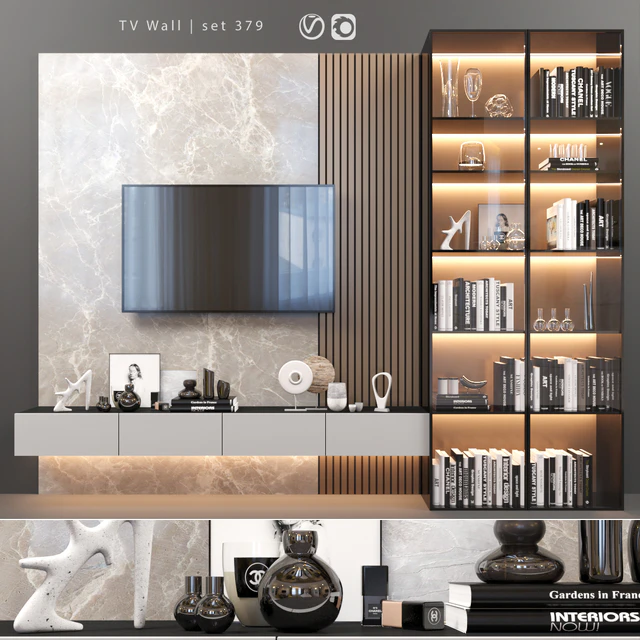 TV Wall | set 379 | TV shelf — Descargar