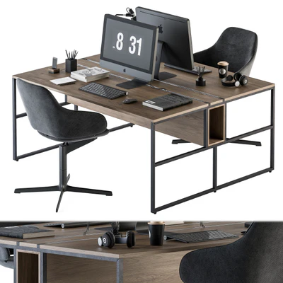 Office Furniture - employee Set 26 — Ver 1