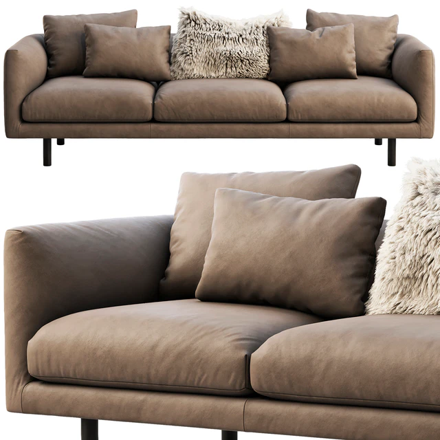 EQ3 Replay leather sofa — Скачать