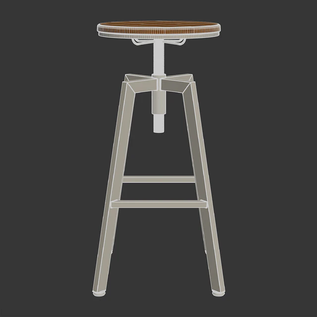 Zara Home - The wood and metal swivel stool — Скачать