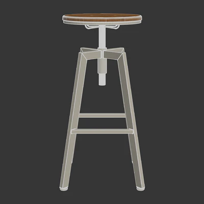 Zara Home - The wood and metal swivel stool — Вид 4