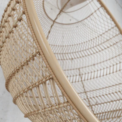 HKLiving - Rattan Hanging Bowl Chair - Natural Bohemian — View 4