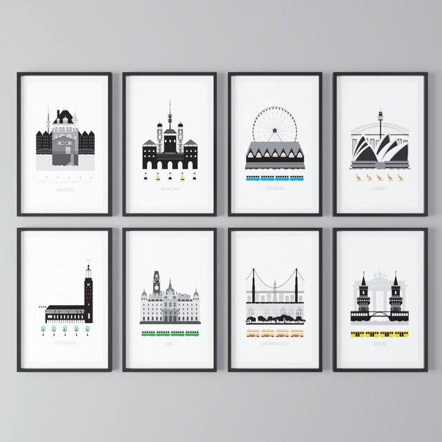 City theme paintings 2 — Скачать