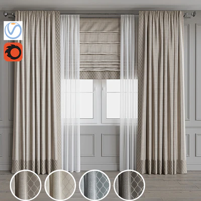 Set of curtains 62 — Ver 1