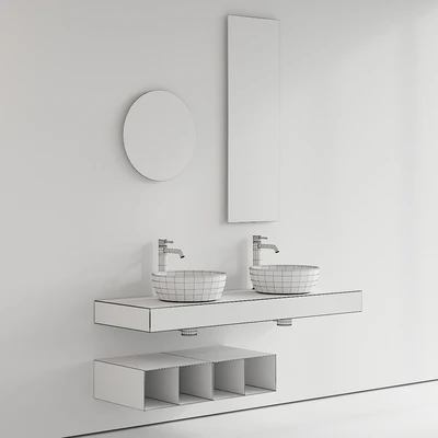 Scarabeo Ceramiche Topline Vanity Unit Set 2 — Ver 2