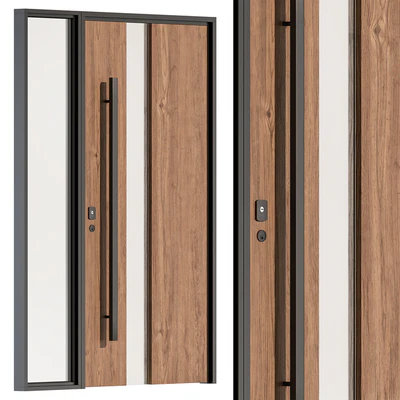 Wooden Front Door - Set 61 — Ver 1