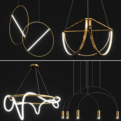 Collection of new minimalist chandelier 6 — Ver 1