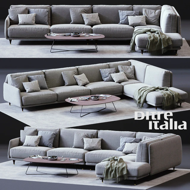 Ditre Italia ELLIOT Corner Sofa — Descargar