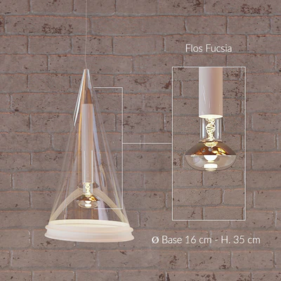 Flos Fucsia 1 Lampada a Sospensione — View 2