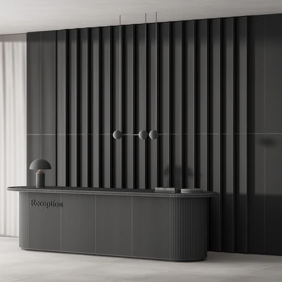 181 office furniture 01 reception desk 01 — Вид 7