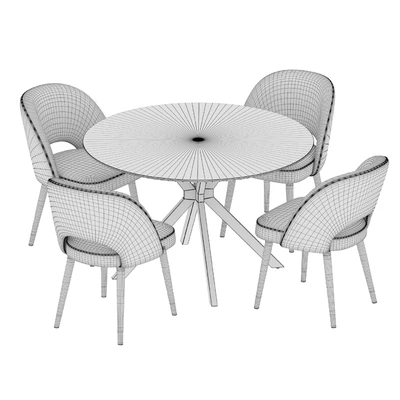 Dining set Ralf table Cliff chair — Ver 2