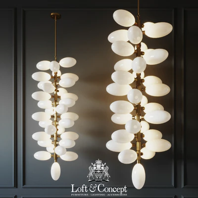 Chandelier kingdom column 31 designed — Ver 1