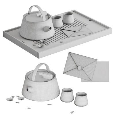 Decorative tea set | Tea set 01 — Ver 2