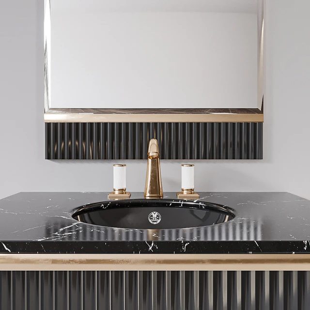 Academy nero marquinia black glass Console by Oasis Group — Скачать