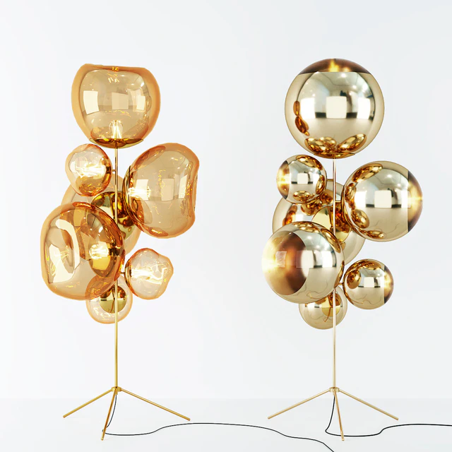 Ball Stand Chandelier Gold — Скачать