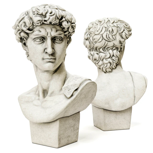 Bust of David Sculpture Michelangelo — Descargar