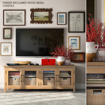 Pottery barn PARKER MEDIA CONSOLE — Вид 1