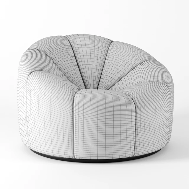 Alpha Club Chair by Pierre Paulin — Скачать