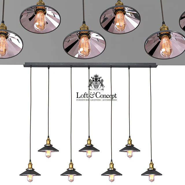 Chandelier Loft Cone Pendant Reflector 7 Line — Descargar