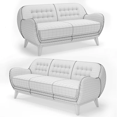 sofa Habitat Collection Balthasar Fabric — Ver 3