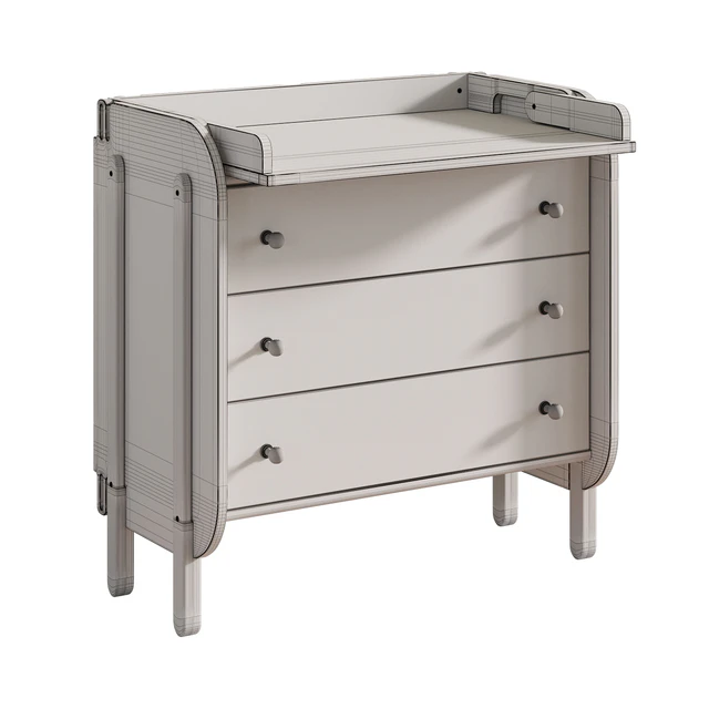 Baby Chipak Chest of drawers with changing board — Descargar