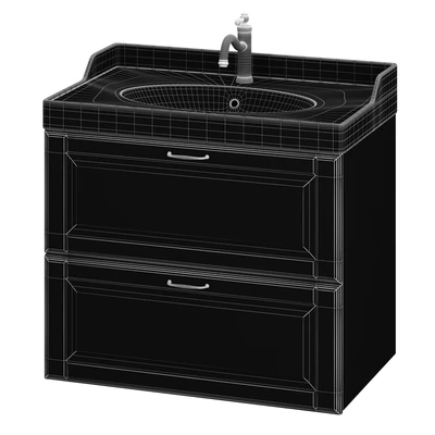 Тумба ГОДМОРГОН + Раковина РЭТТВИКЕН by IKEA — Вид 3