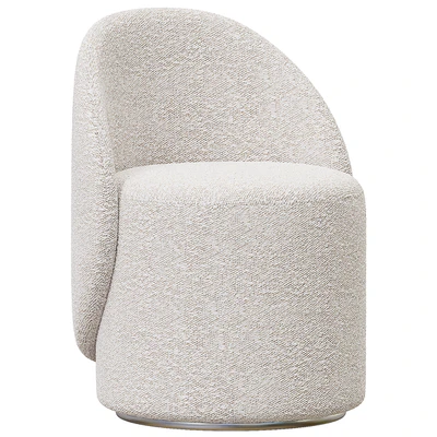 Nordic Boucle Round Vanity Stool — Вид 3