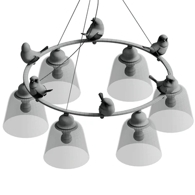 Подвесной светильник provence bird chandelier — Вид 5
