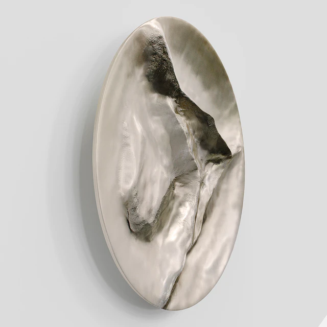 Round wall panel  FROM A MOUNTAIN STREAM Metal — Скачать