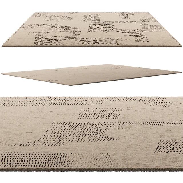 Poliform Trace Rectangular Rug (2 colors) — Descargar